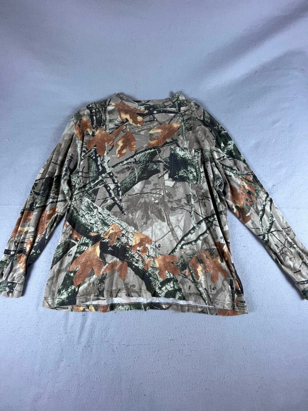 Mossy Oak Outfitters T-Shirt Mens XL Long Sleeve Fusion 3.0 Camo Hunting Outdoor